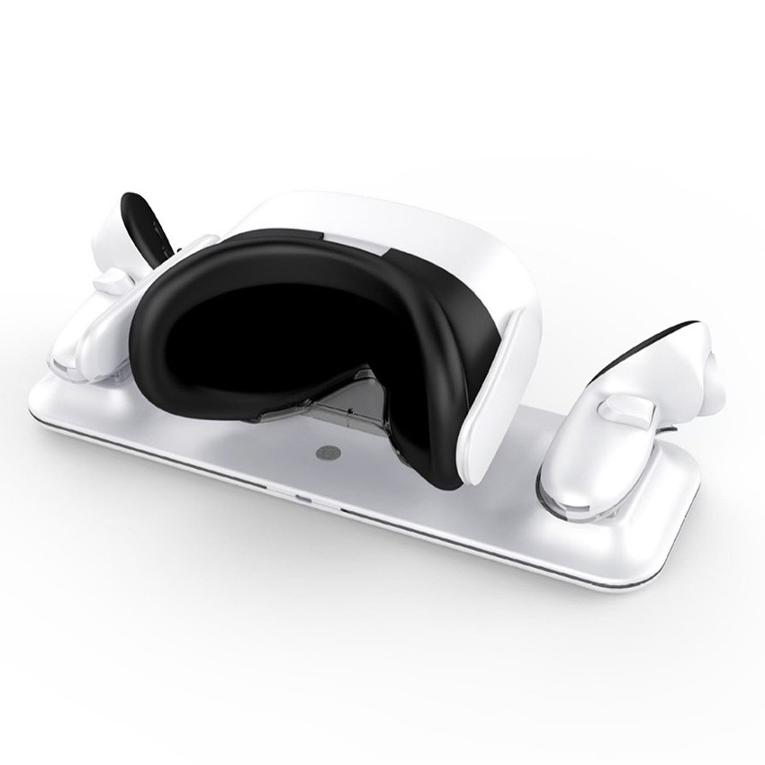 Wireless Magnetic Fast Charging Dock for Meta Quest 3S VR Headset Controller