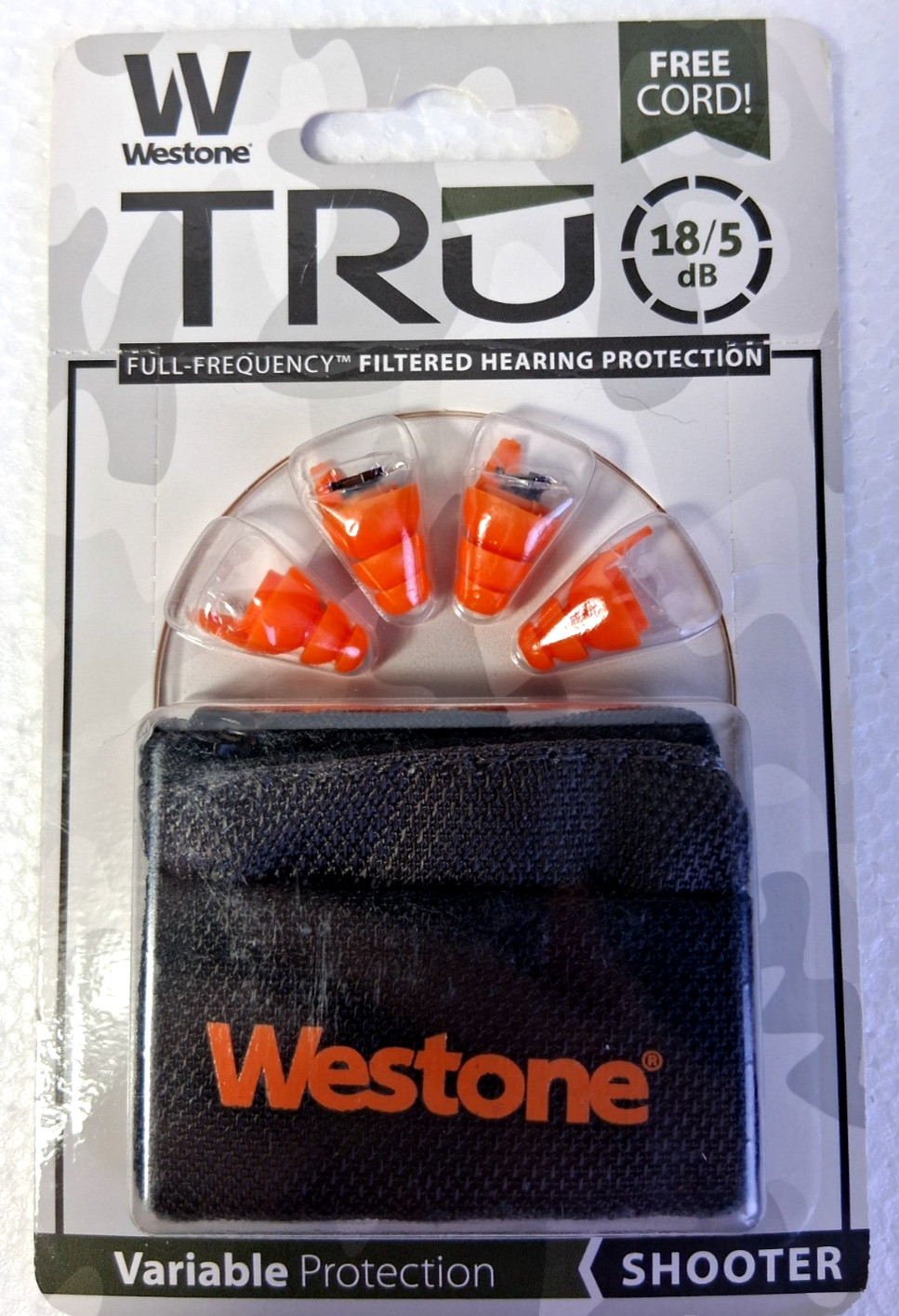 Westone Tru 18/5 dB Shooter Filtered Hearing Variable Protection in Ear