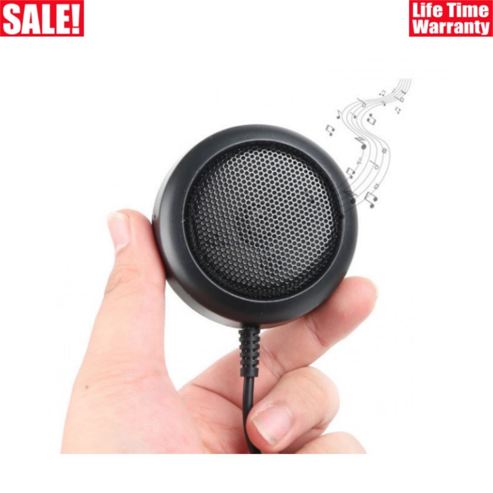 Mini External Radio Speaker 3.5mm Mono Speaker for YAESU/ICOM Plug and Play