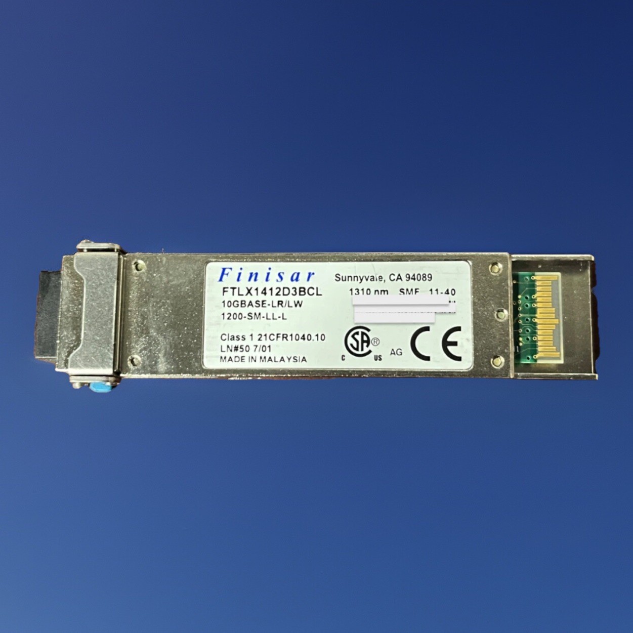 Lot of 10 ORIGINAL  FINISAR FTLX1412D3BCL 1200-SM-LL-L 10GBASE-LR/LW 1310NM XFP
