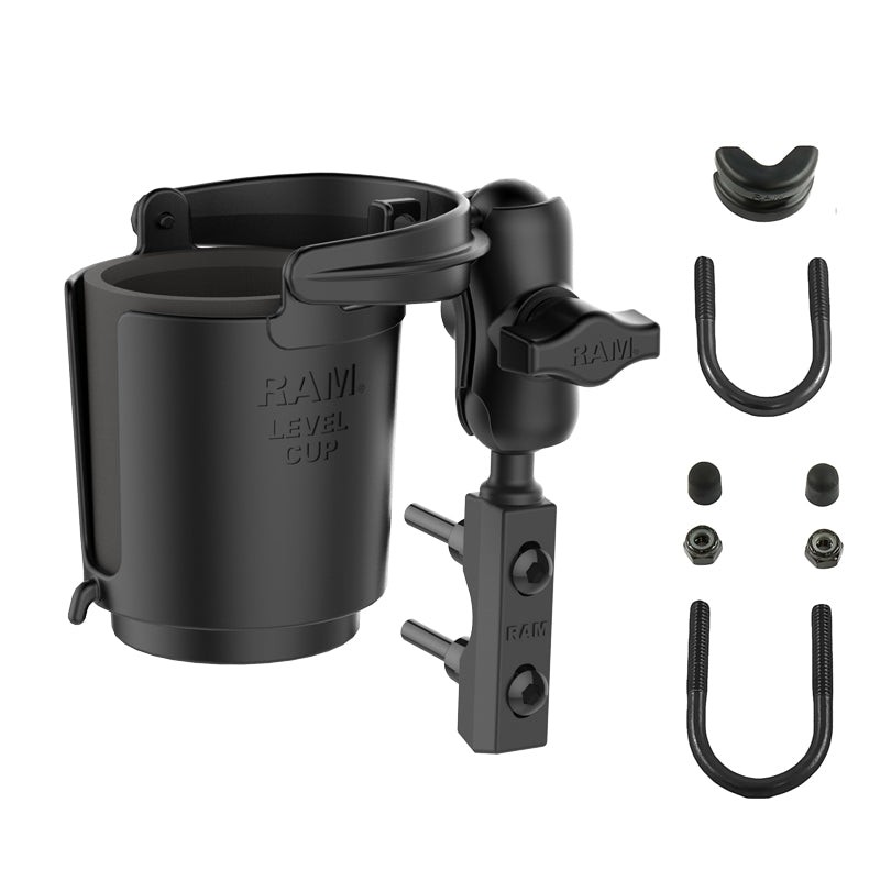 RAM-B-174-A-132U  RAM Level Cup 16oz Drink Holder with Brake/Cl...