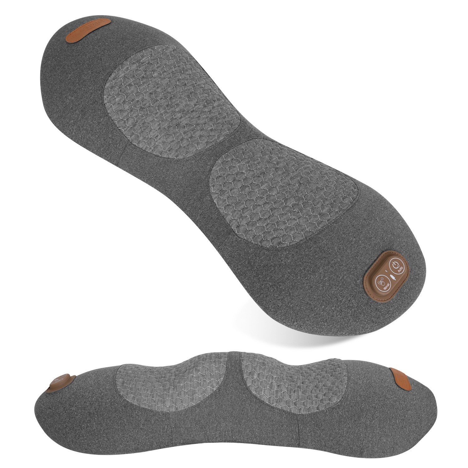 3 In 1 Electric Lumbar Massager Support Pillow Memory Foam Lower Back Massager