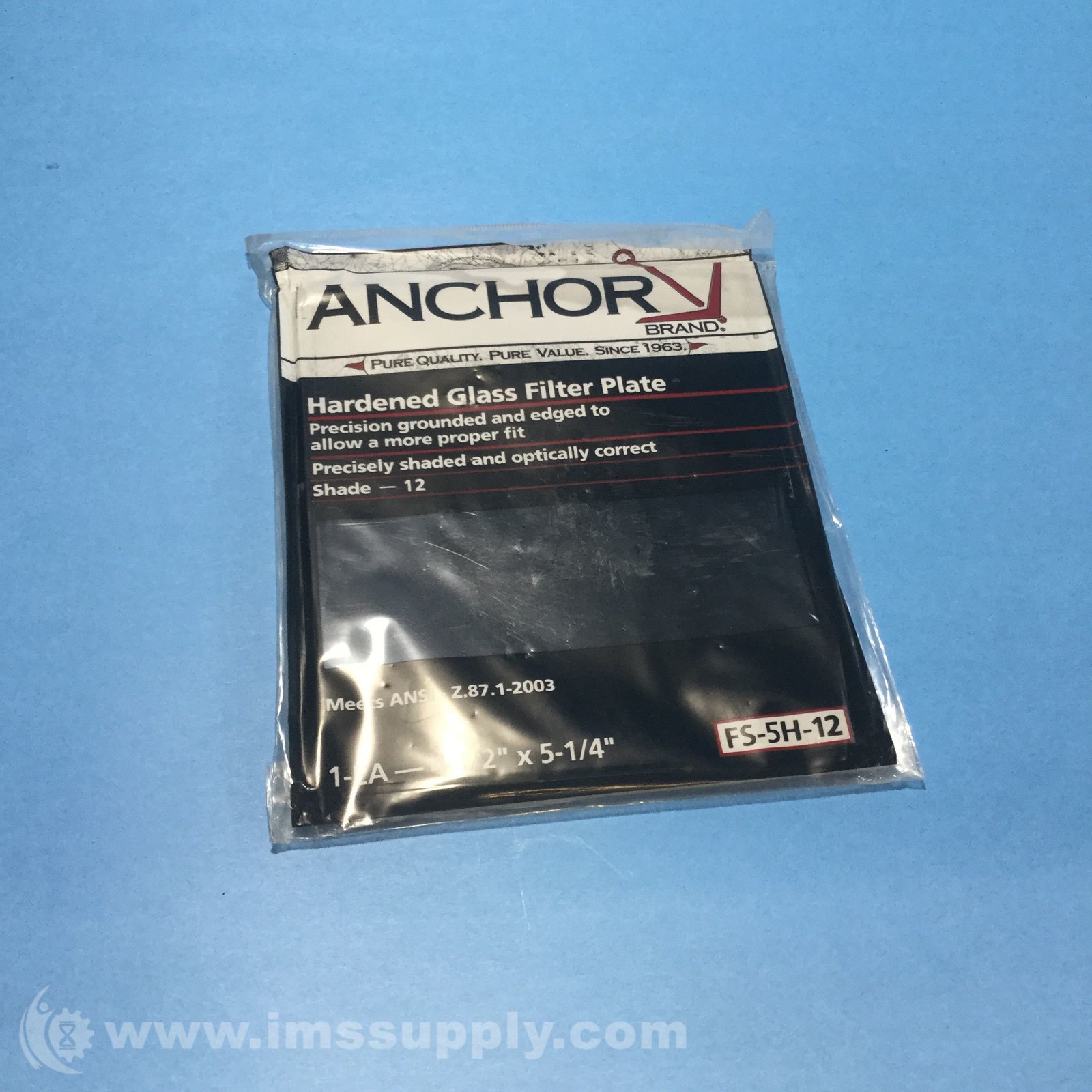 Anchor FS-5H-12 Hardened Glass Filter Plate FNFP