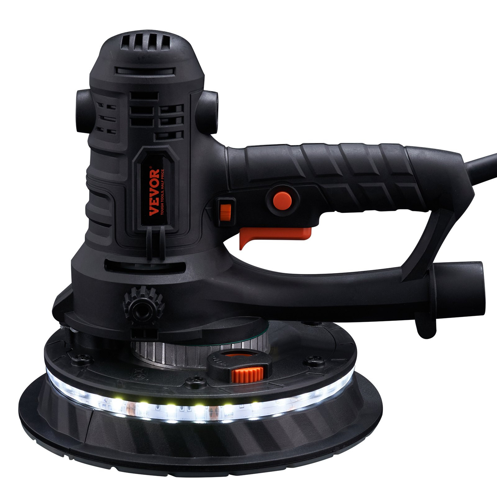 Drywall Sander 800W Electric Wall Sander w/ Vacuum LED Variable Speed