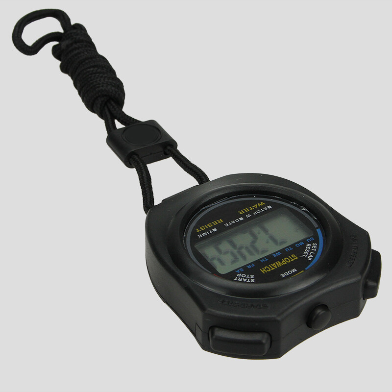 Stopwatch Digital LCD Sports Counter Timer Watch Handheld Countdown Stop Timer