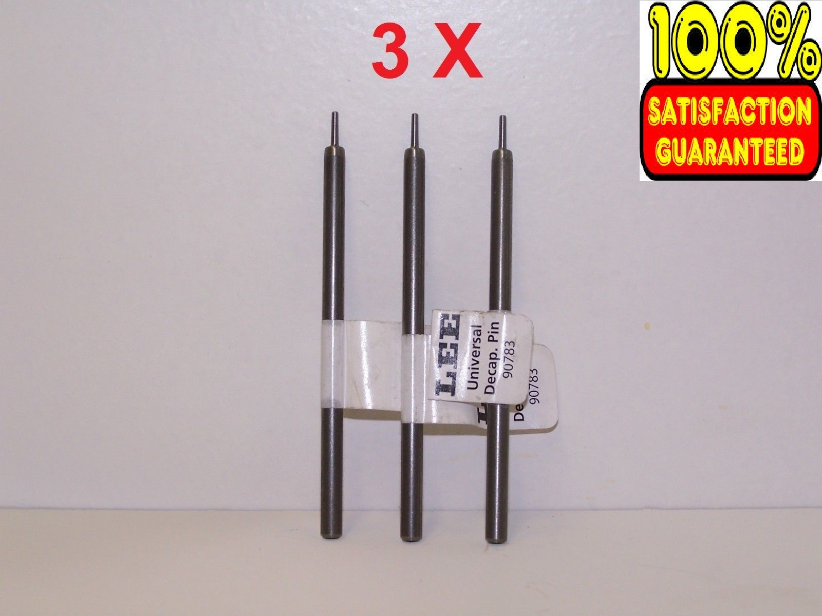 LEE 90783 PIN FOR LEE 90292 UNIVERSAL DECAPPING/DEPRIMING  DIE QTY OF (3) THREE
