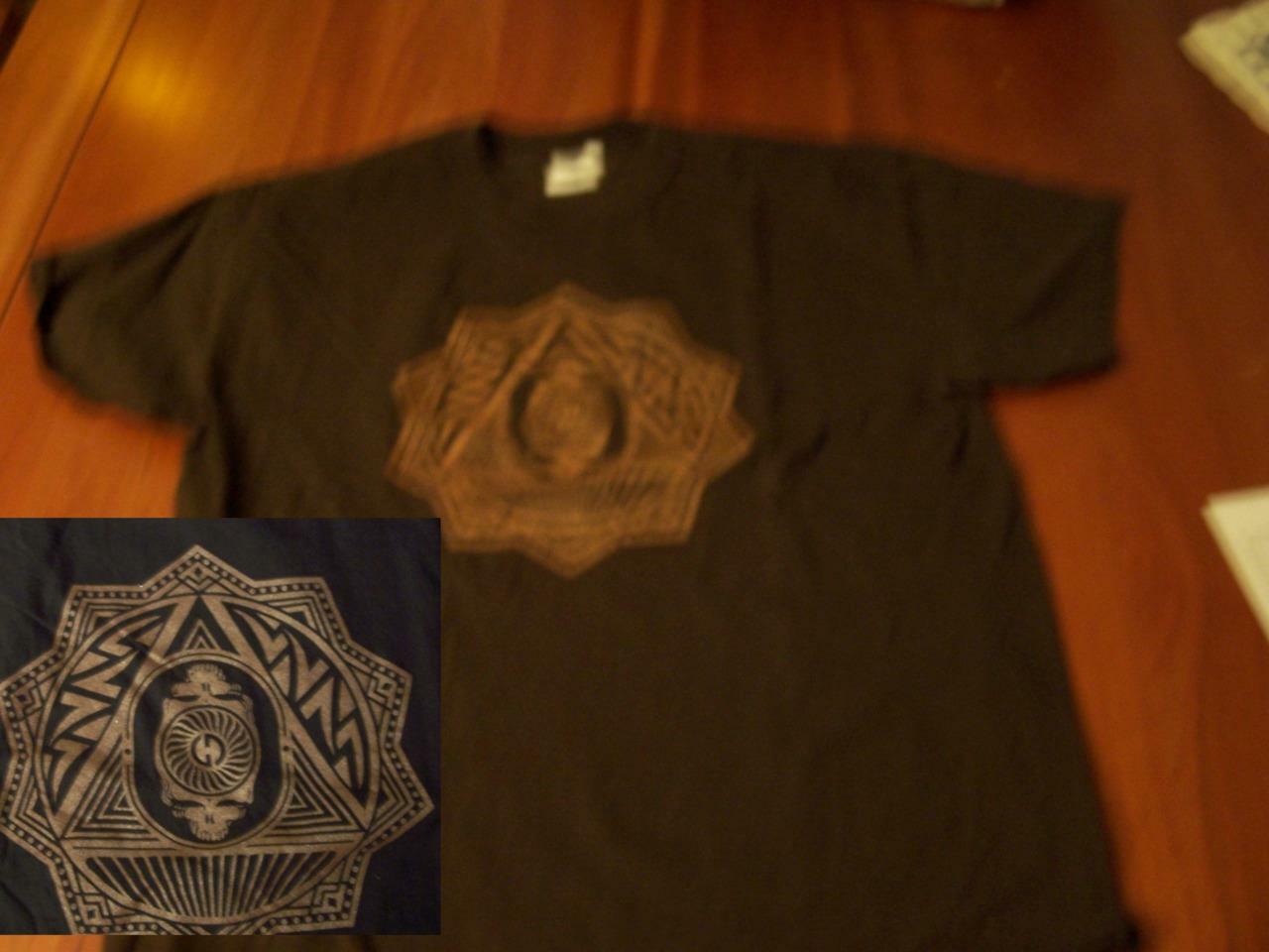 Scarce Geometric Stealie Grateful Dead T-Shirt May 1977 CD Set Brown XL,2XL 15,3