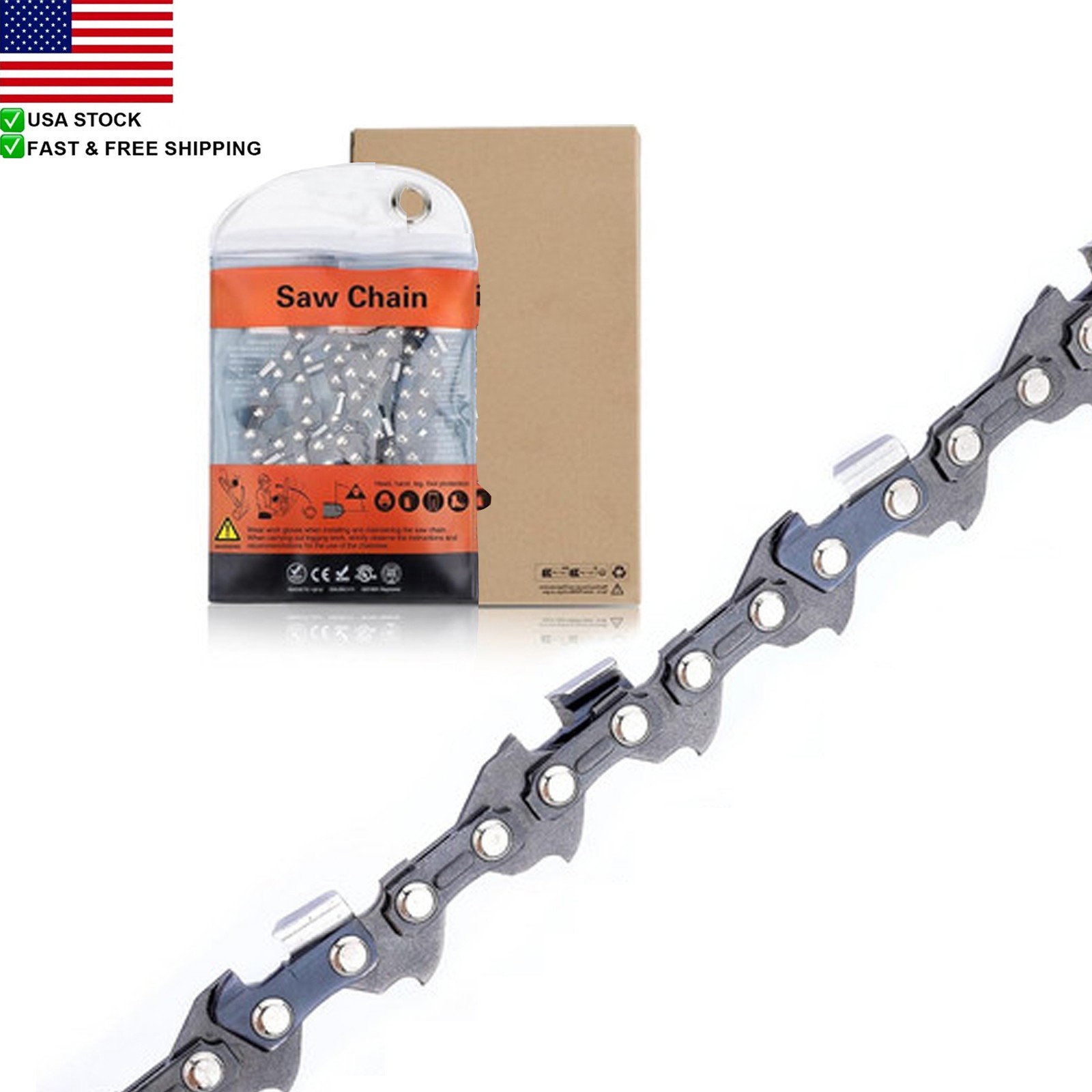 12" Chain for Stihl HT70 HT73 HT75 HT100 HT101 HT130 HT131 124MLEA074 / 90PX044G