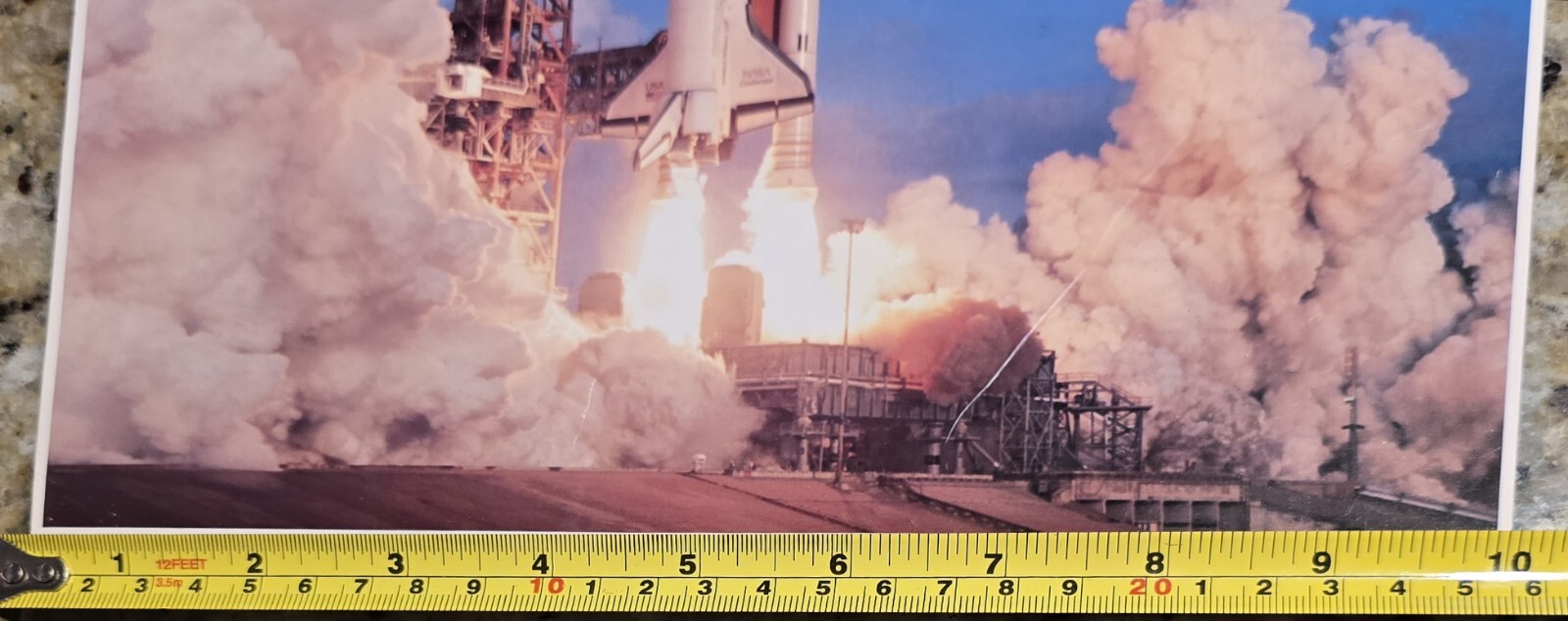 3 - NASA Crew Of Space, Shuttle Launch Challenger Photo 8x10 Mission 51-L USAFA