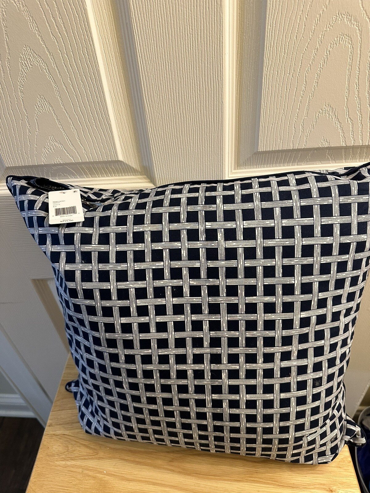 NWT Ralph Lauren Crawley Navy/White Decorative Throw Pillow 20x20 $215