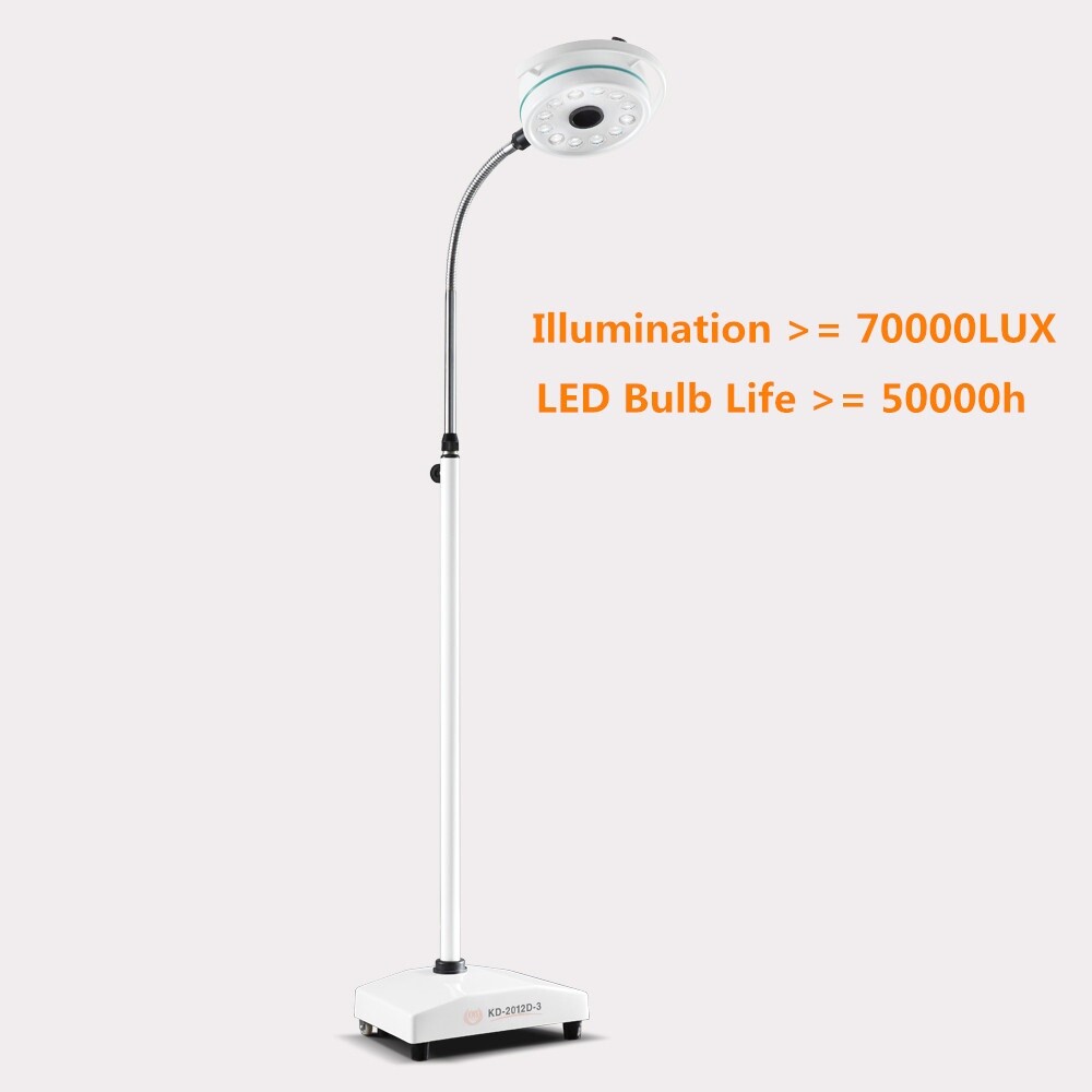 36W LED Mobile Dental Surgical Medical Examination Shadowless Lamp Cold Light US