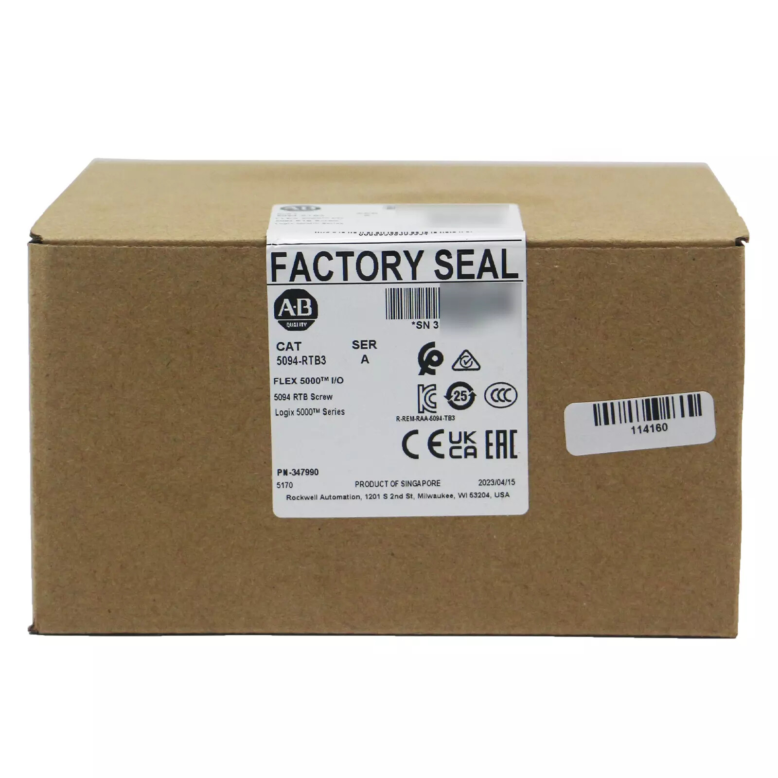 1PC NEW For Allen-Bradley- 5094-RTB3 Screw 5094 Flex 5000 I/O Logix 5000 Series