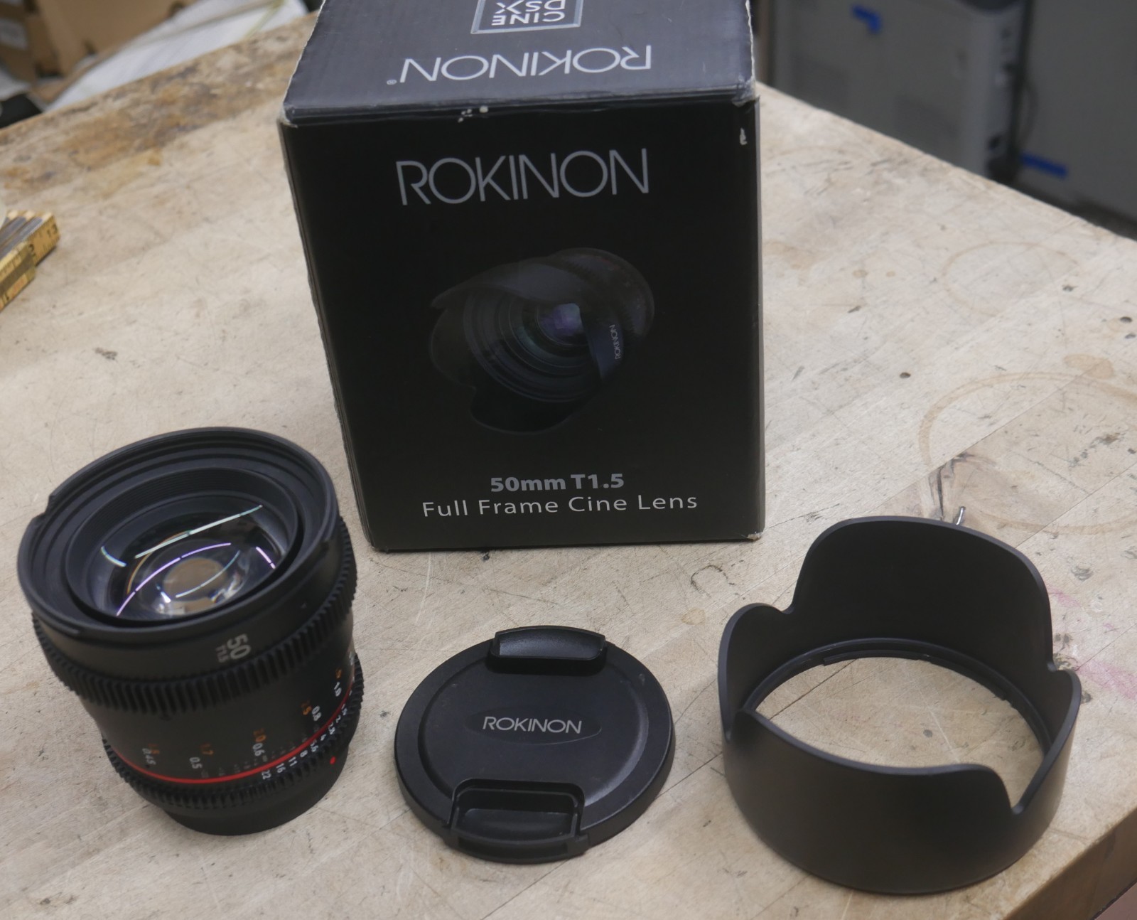 Rokinon Cine DSX50 - C  50mm T1.5 Cine Lens for Canon EF Lens #29 used tested