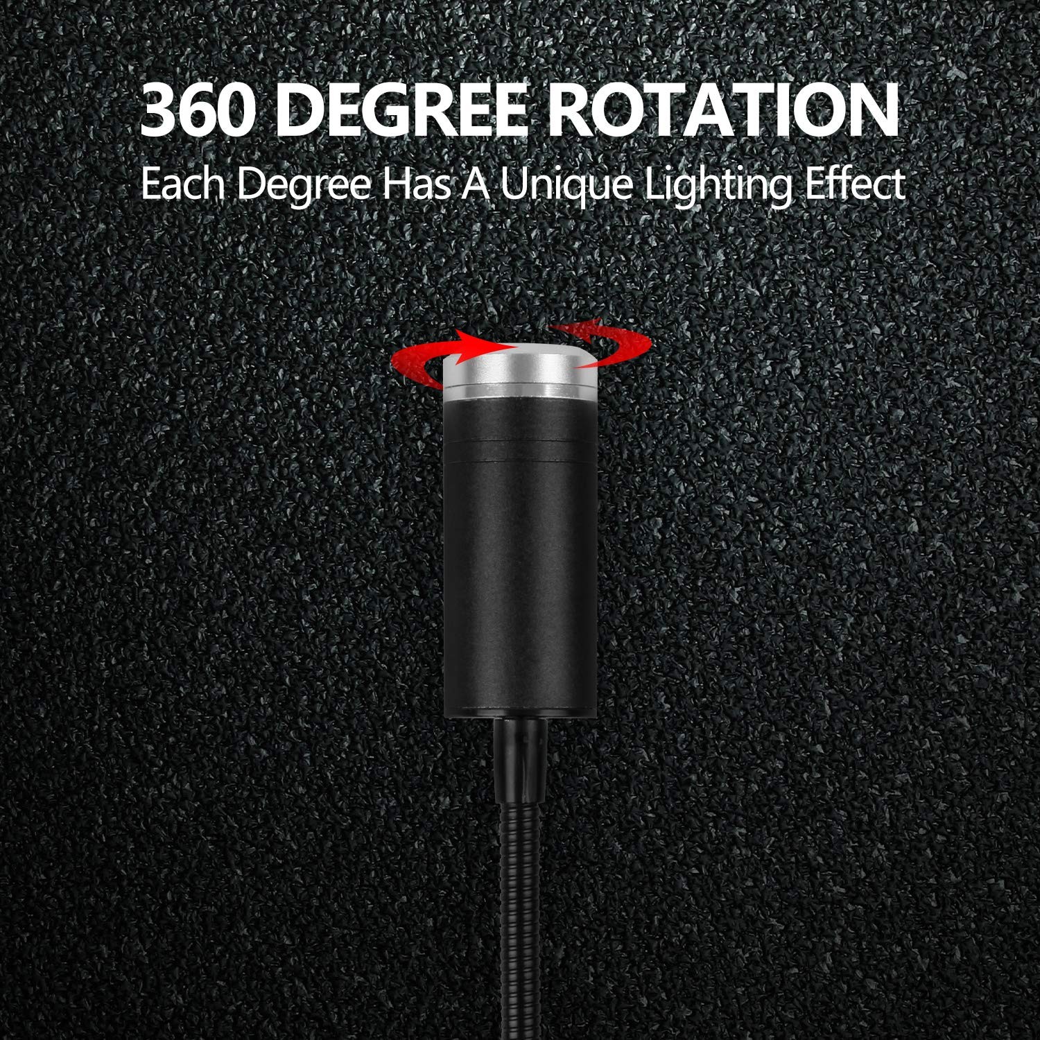 USB Star Light Sound Activated, 3 Colors + 9 Functional Modes, Aevdor Blue