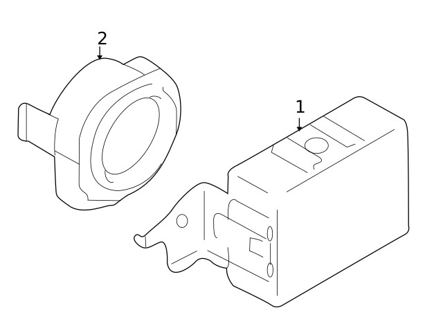 Genuine Subaru Keyless Entry Transmitter 57497AJ00A