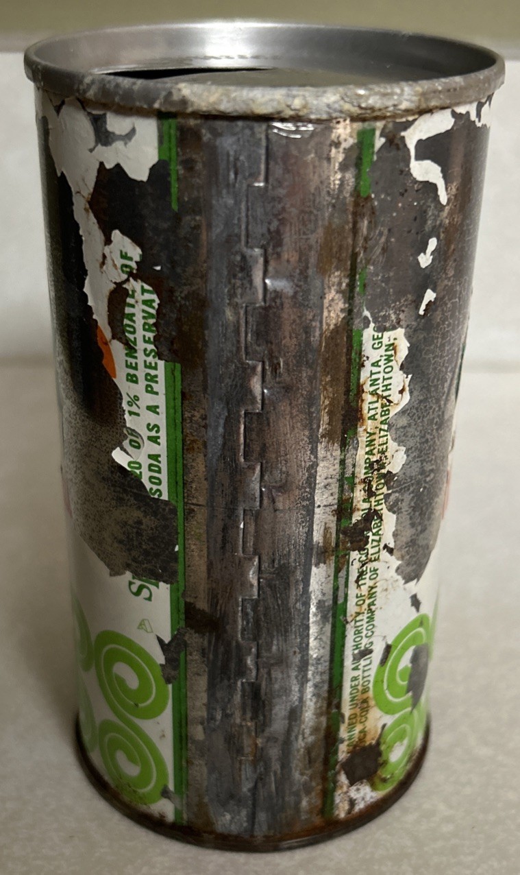 Vintage SPRITE 12oz. Empty Steel Pull Tab Soda Can