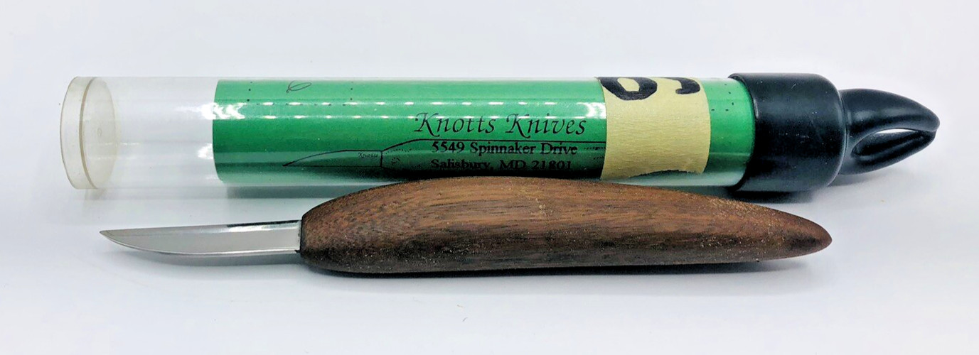 KNOTTS KNIVES WOOD CARVING KNIFE WOODCARVING ORIGINAL rare whittling bird decoy