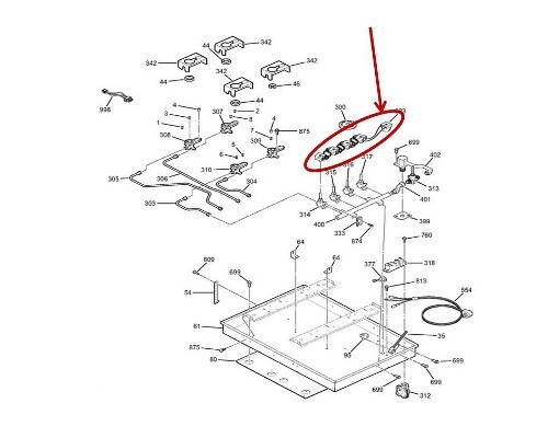 Original WB18T10452 New Genuine OEM Spark Switch Harness WB18T10366