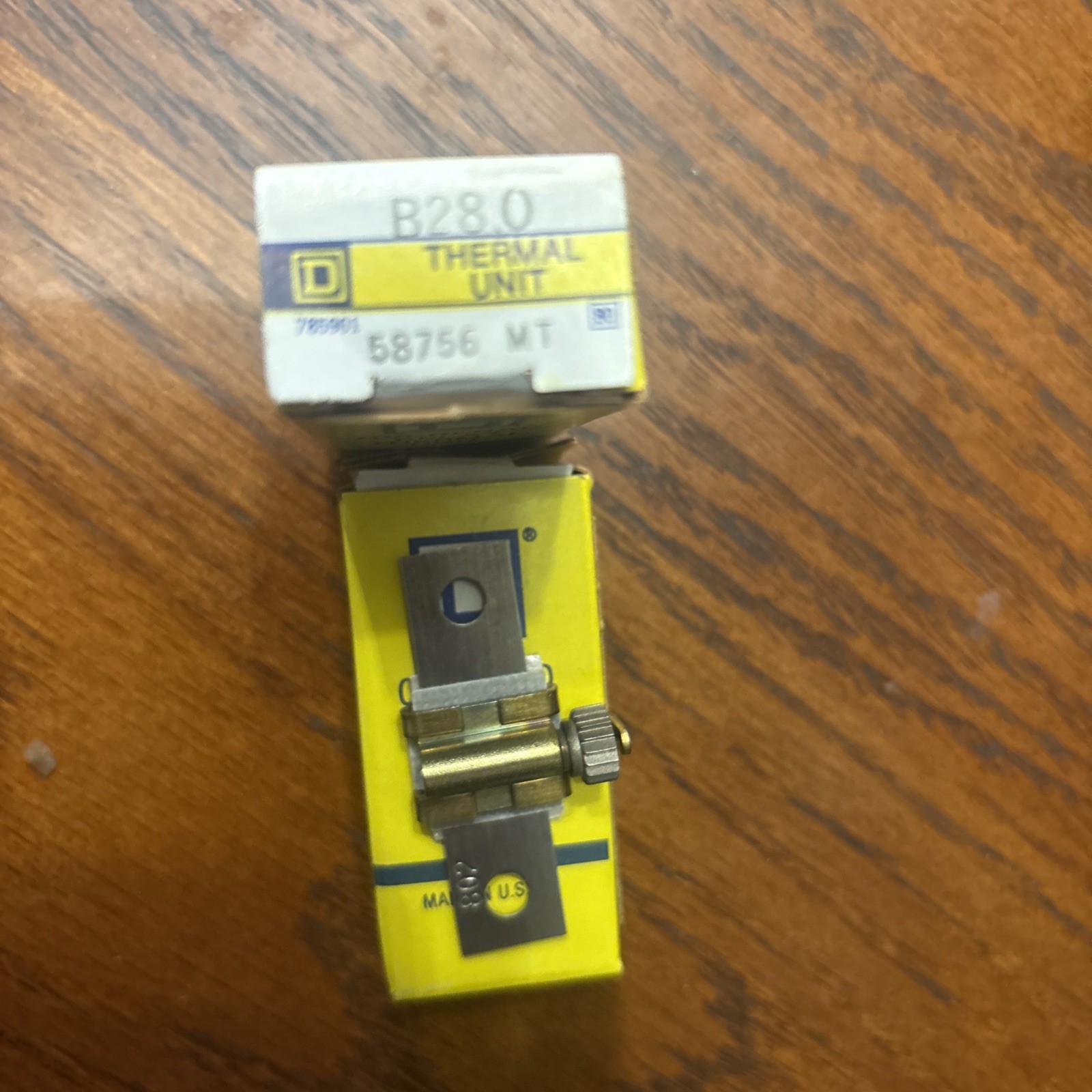 LOT OF 2 Square D B28.0 600 V Thermal Unit for Overload Protection Relay