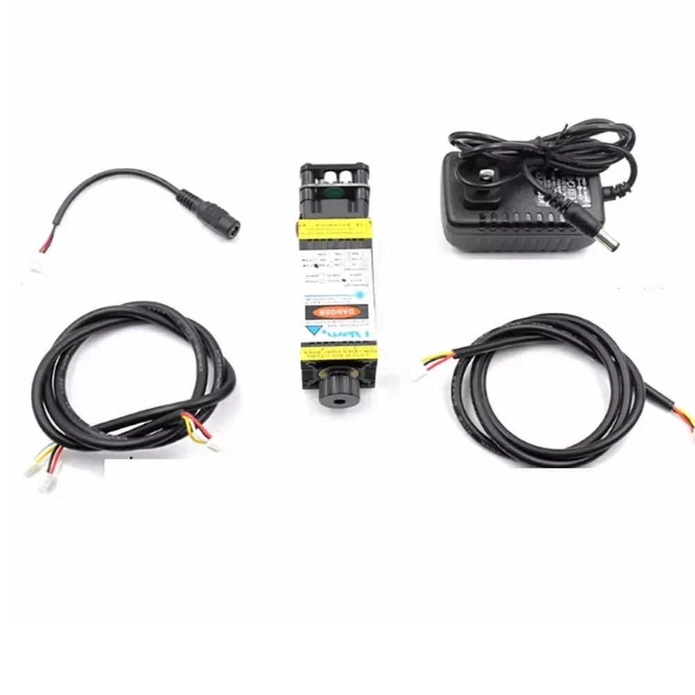 Adjustable Focus 532nm 200mW Green Dot Laser Module 12V Adapter PWM Support