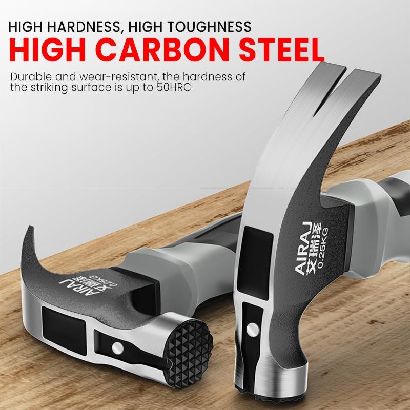 Multifunctional Mini Claw Hammer Anti Slip Shockproof Woodworking Manual Grade