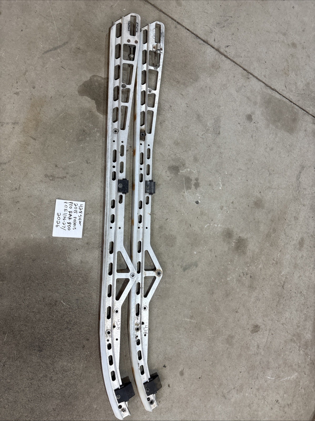 2015 Polaris RMK 800 skid rail slides runners 428