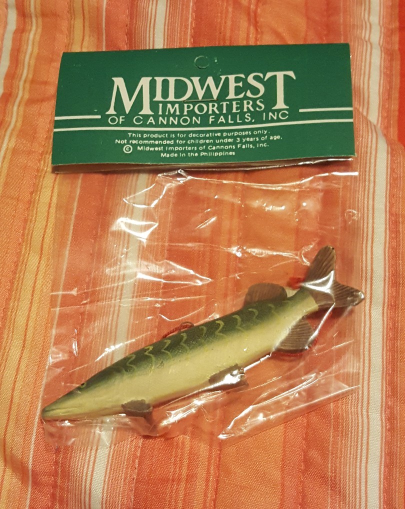 Northern PIKE Midwest of Cannon Falls Fish Christmas Ornament Decorative