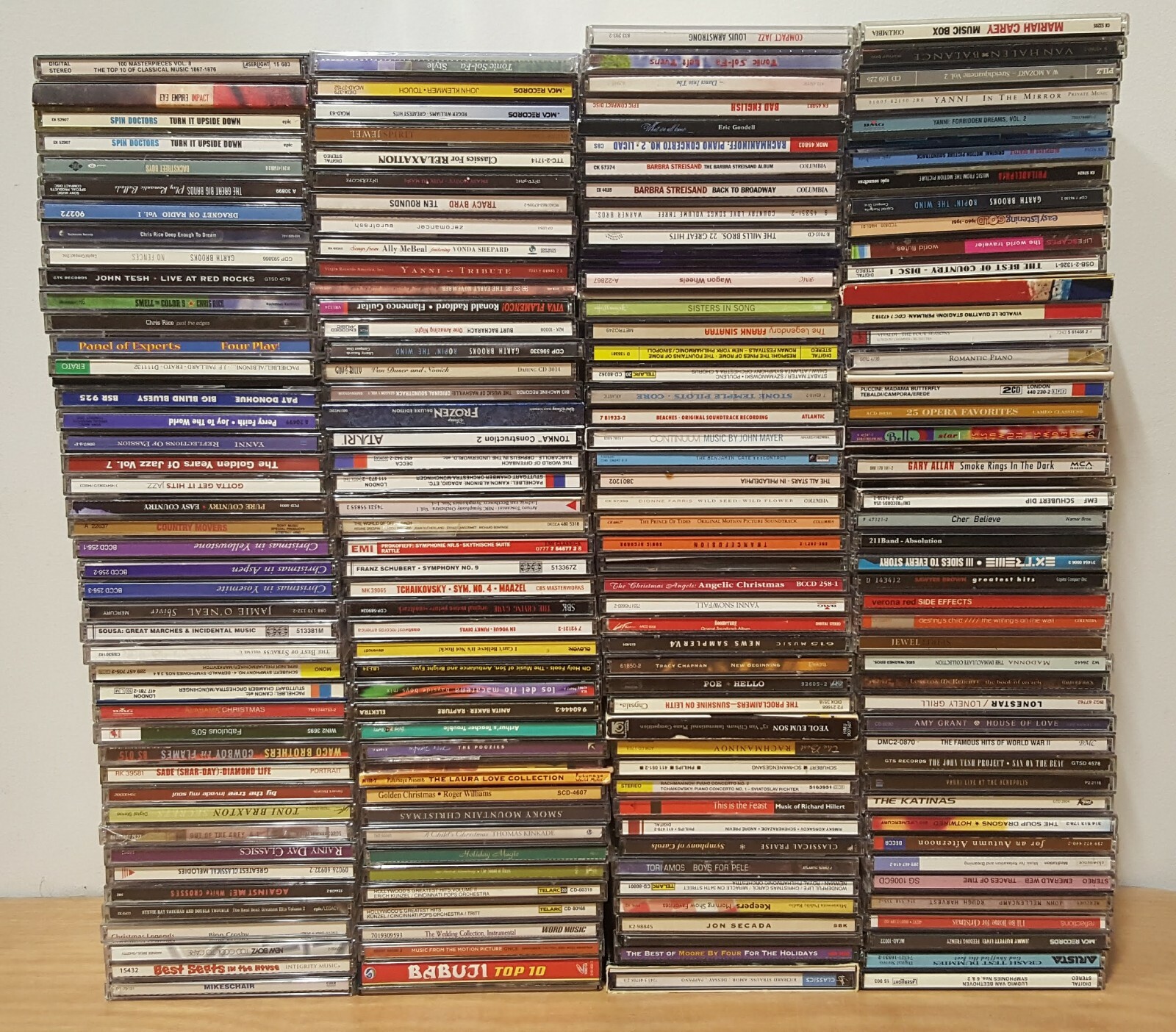 Assorted CDs Music Lot of 100 Different Types of Artists ALL GOOD-MINT CONDITION