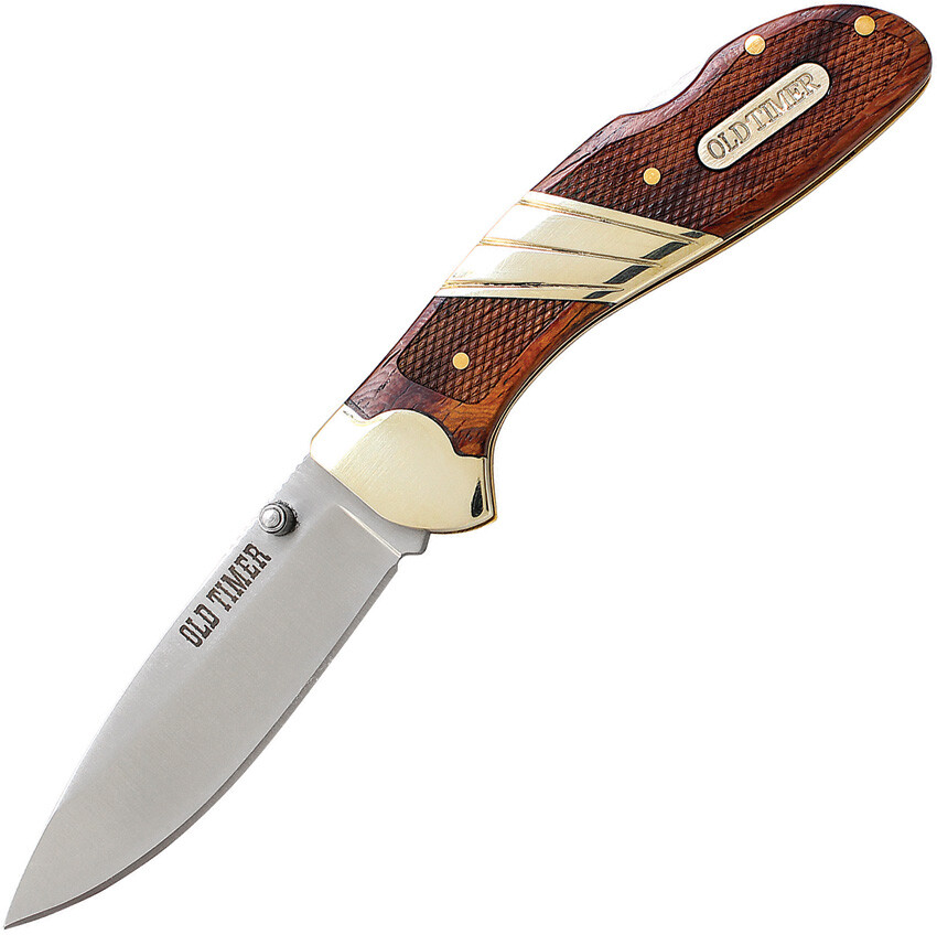 Schrade Old Timer Medium Lockback Stainless Folding Blade Wood Handle Knife 31OT