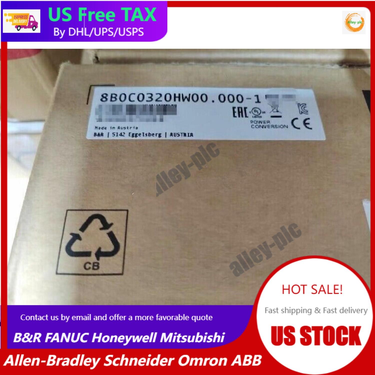 US Free TAX B&R new 8B0C0320HW00.000-1 DHL/UPS/FedEx Express shipping