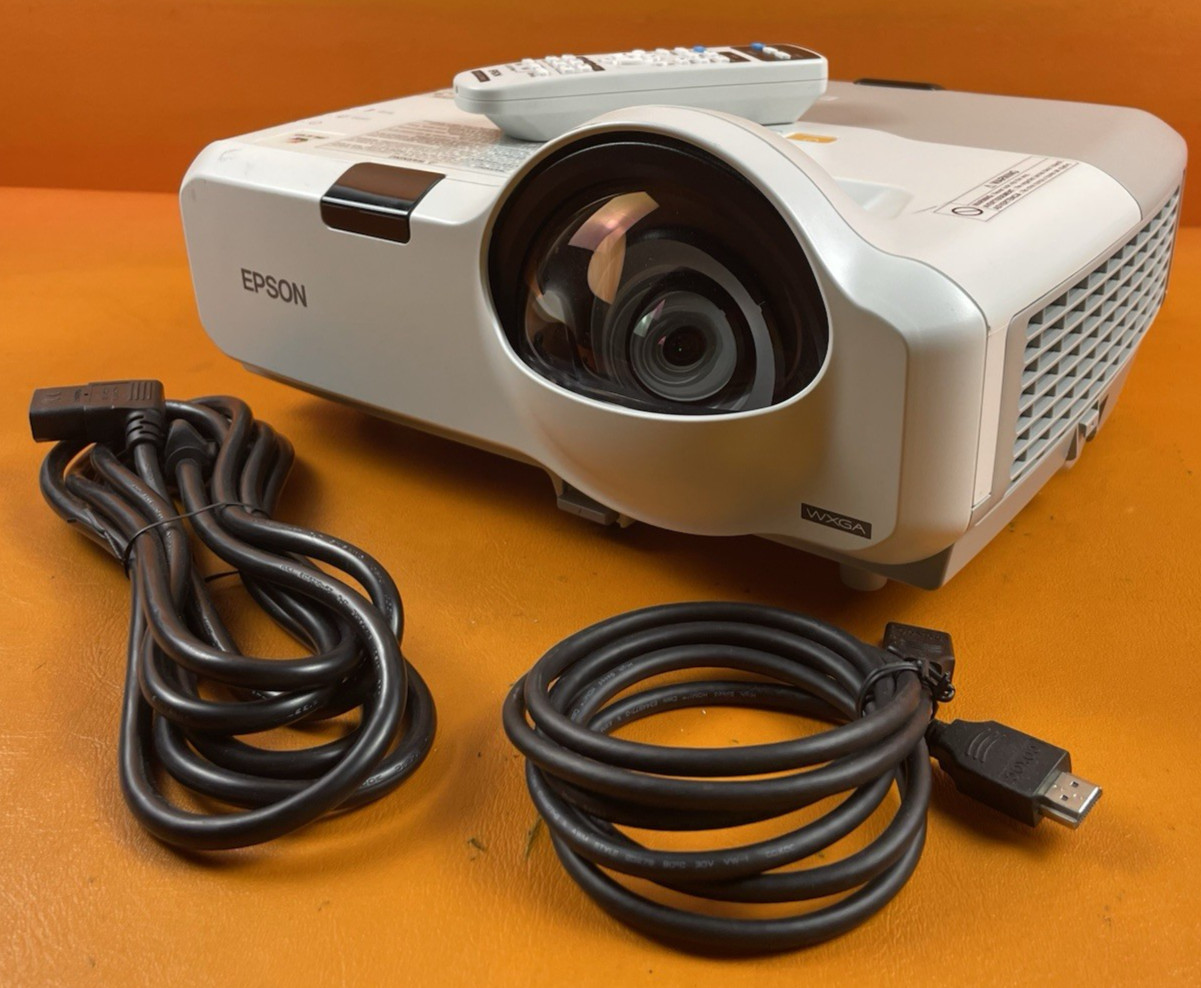 Epson PowerLite 435W, Projector, 3000 Lumens 1280x800 3000:1, 2974 Lamp Hrs
