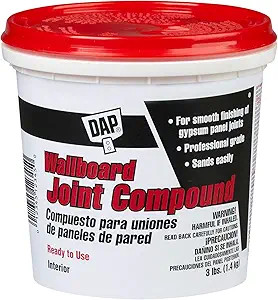 Wallboard Joint Compound White 3 Lb Drywall Patch Repair
