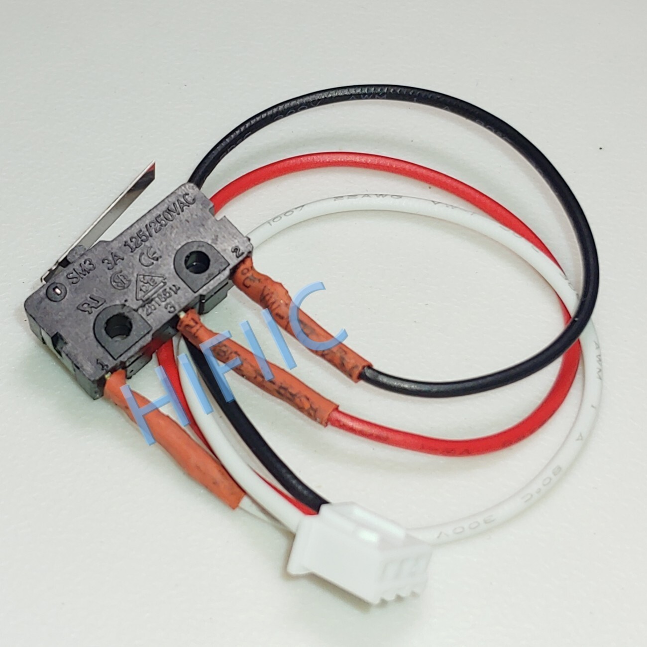 1PCS DICGU SM3 Micro Switch 3 Pins 3A 125/250VAC With Rod With Leads