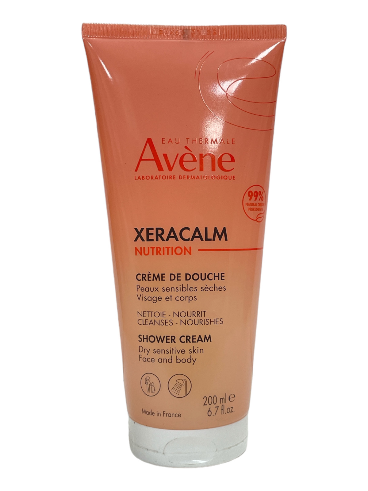 Avene Xeracalm Nutrition Shower Cream Face & Body (200ml/6.7fl) New