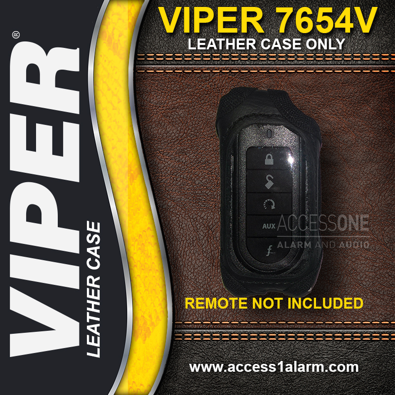 Viper 7654V Genuine Leather Protective Remote Control Case For Viper 5704V