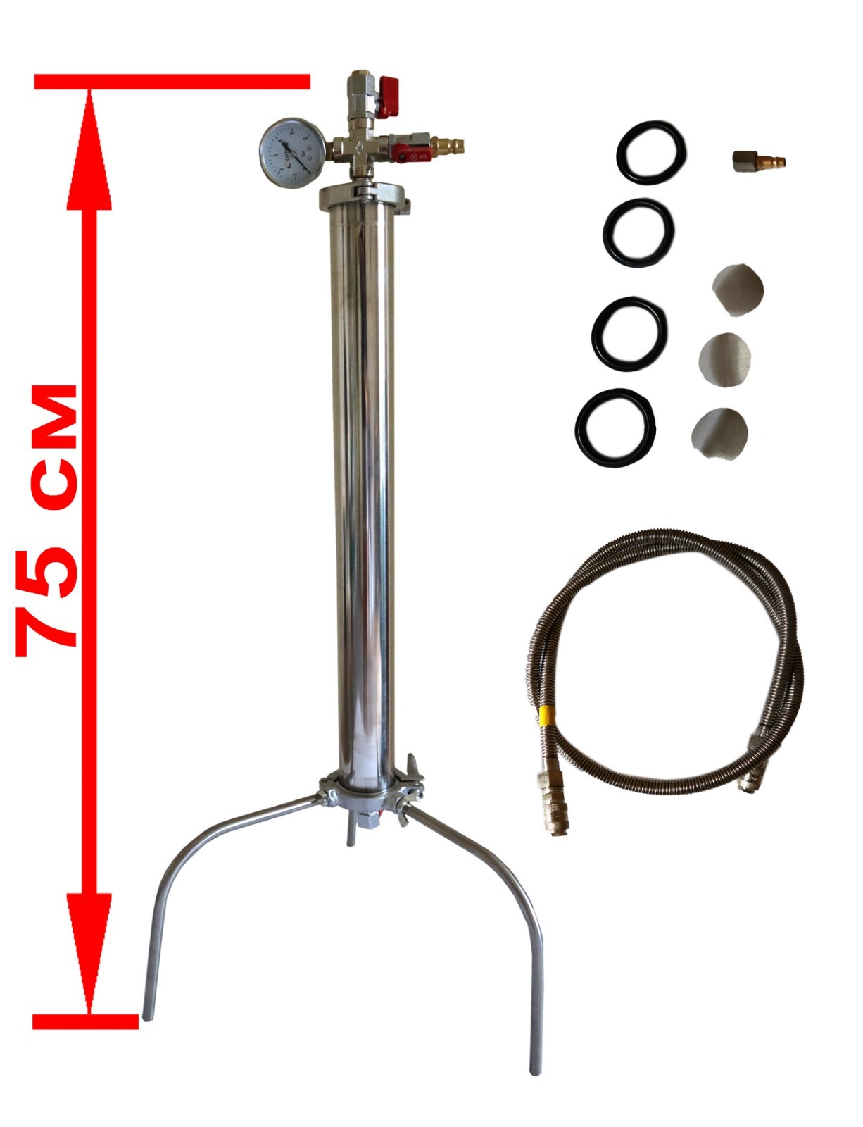 Plant Oil Extraction Tube Oil Extractor Open Blast Extractor Stainless Steel