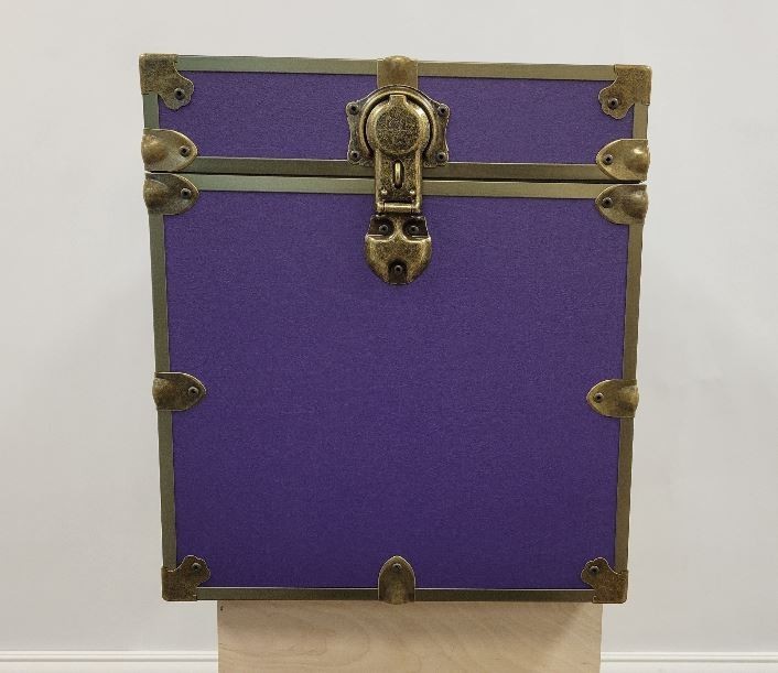 Rhino Cube w/Antique Brass Trim & Hardware 18x18x20  USA Made