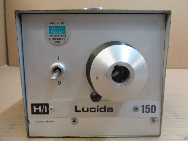 Hacker Instruments H/I Lucida 150 110 V Illuminator Fiber Optic Light Source