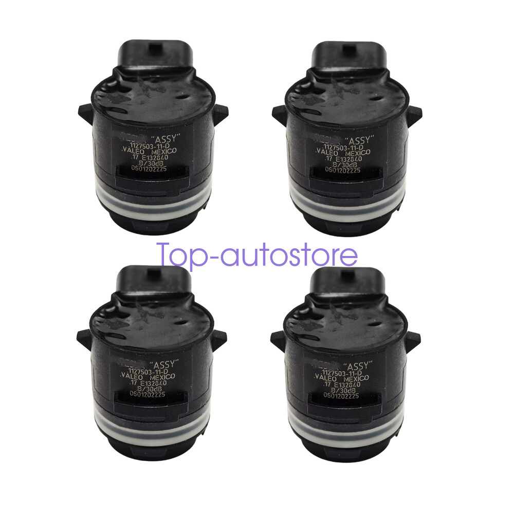4PCS 2017-2022 Fits Tesla Model 3 / Y Bumper Parking Sensor White 1127503-11-D