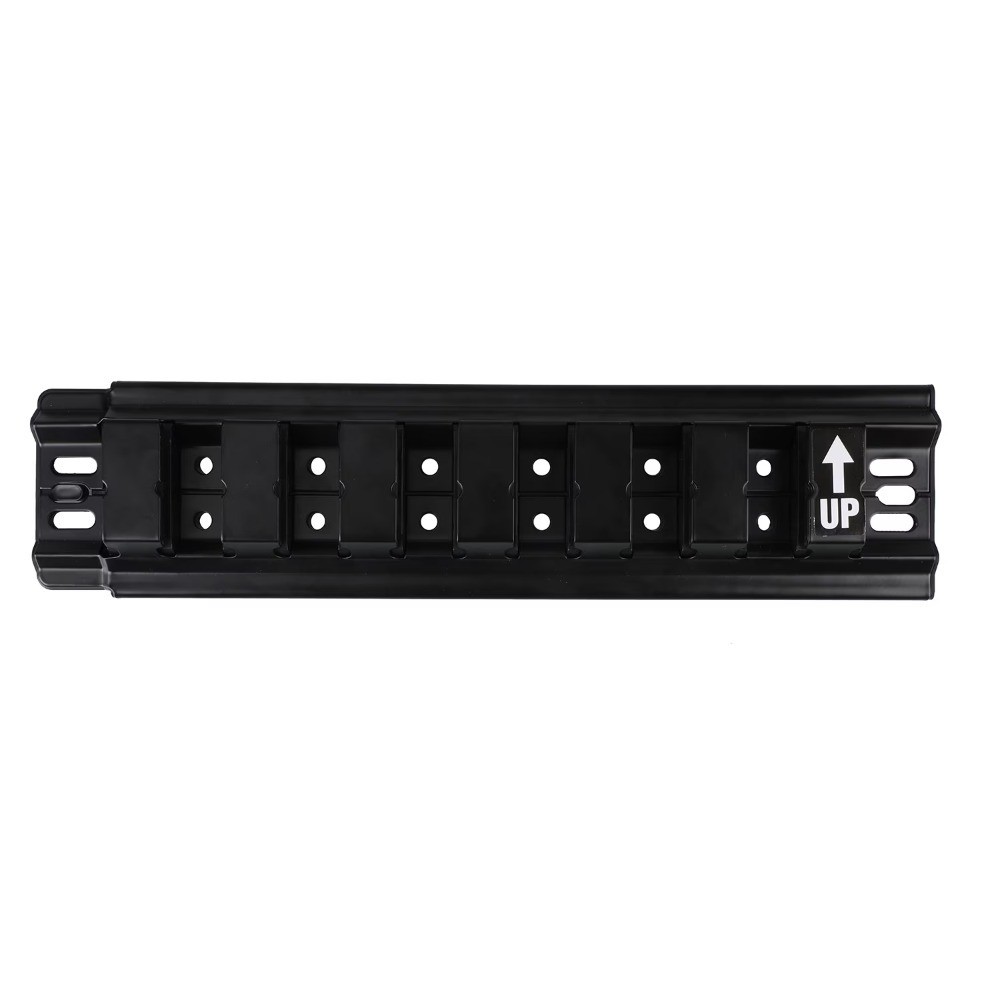 Heavy Duty 16-Inch Steel Wall Mounted Storage Organizer Rail Bar Rack