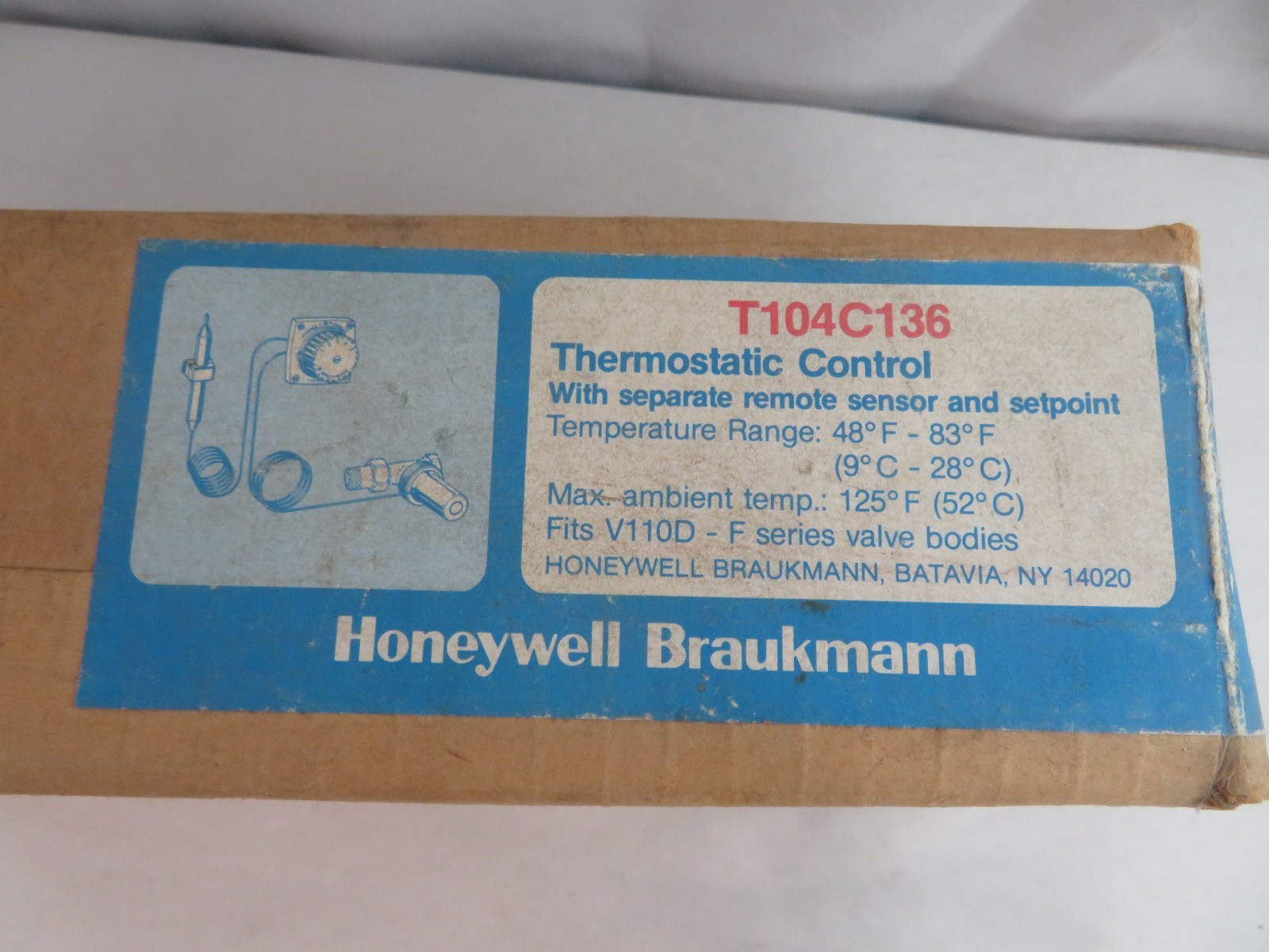 Honeywell T104C136 Thermostatic Control