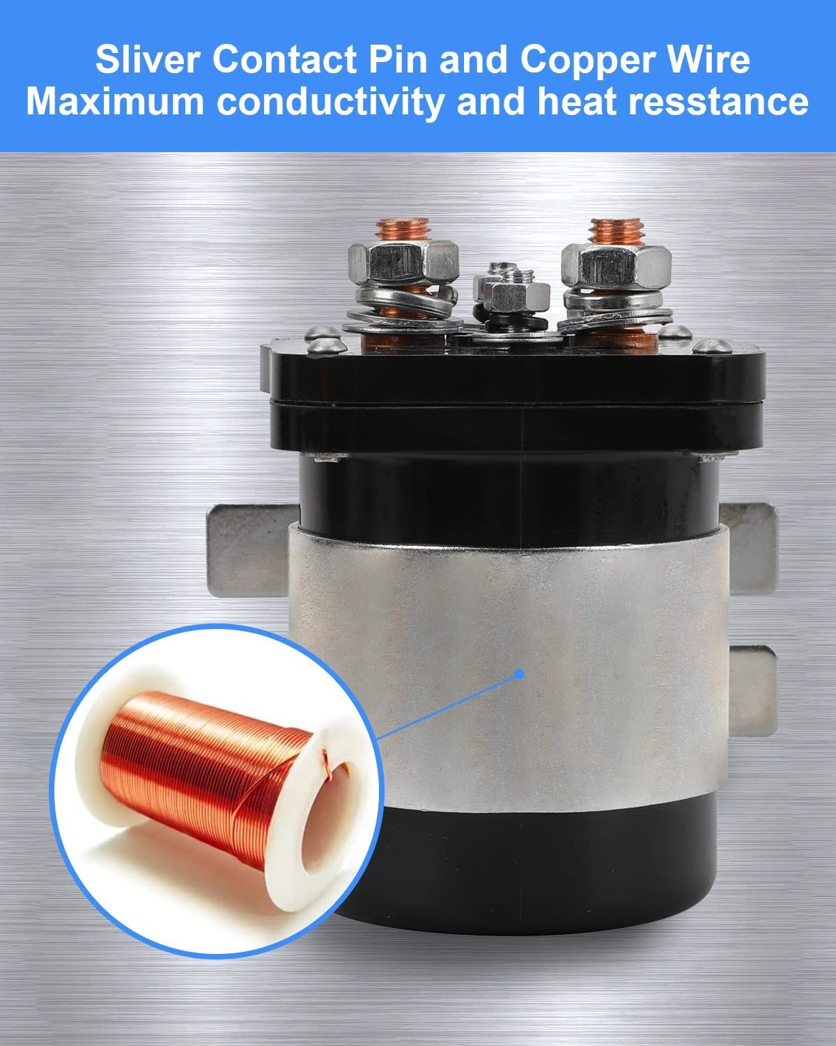 500 Amp Battery Isolator for Mobile Audio Relay Continuous Battery Isolator 1...