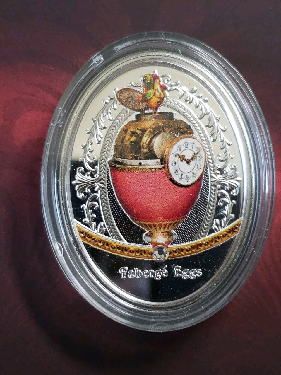 2025 NIUE Rothschild Faberge Egg .999 Silver Coin.  999 Minted