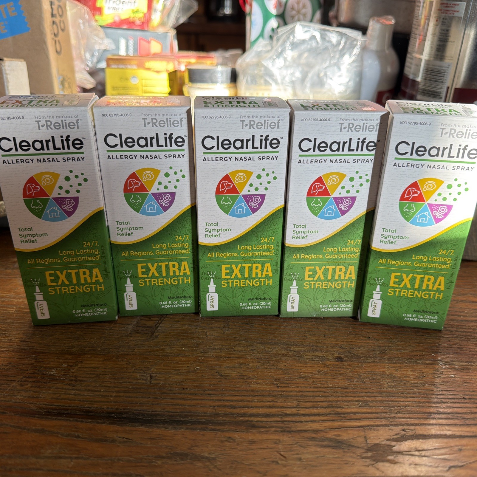 T-RELIEF CLEARLIFE ALLERGY NASAL SPRAY HOMEOPATHIC 7/2028 0.68 FL OZ CASE 25pcs