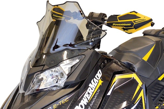 Powermadd Cobra Windshield Low 14" Smoke #13521 Ski-Doo