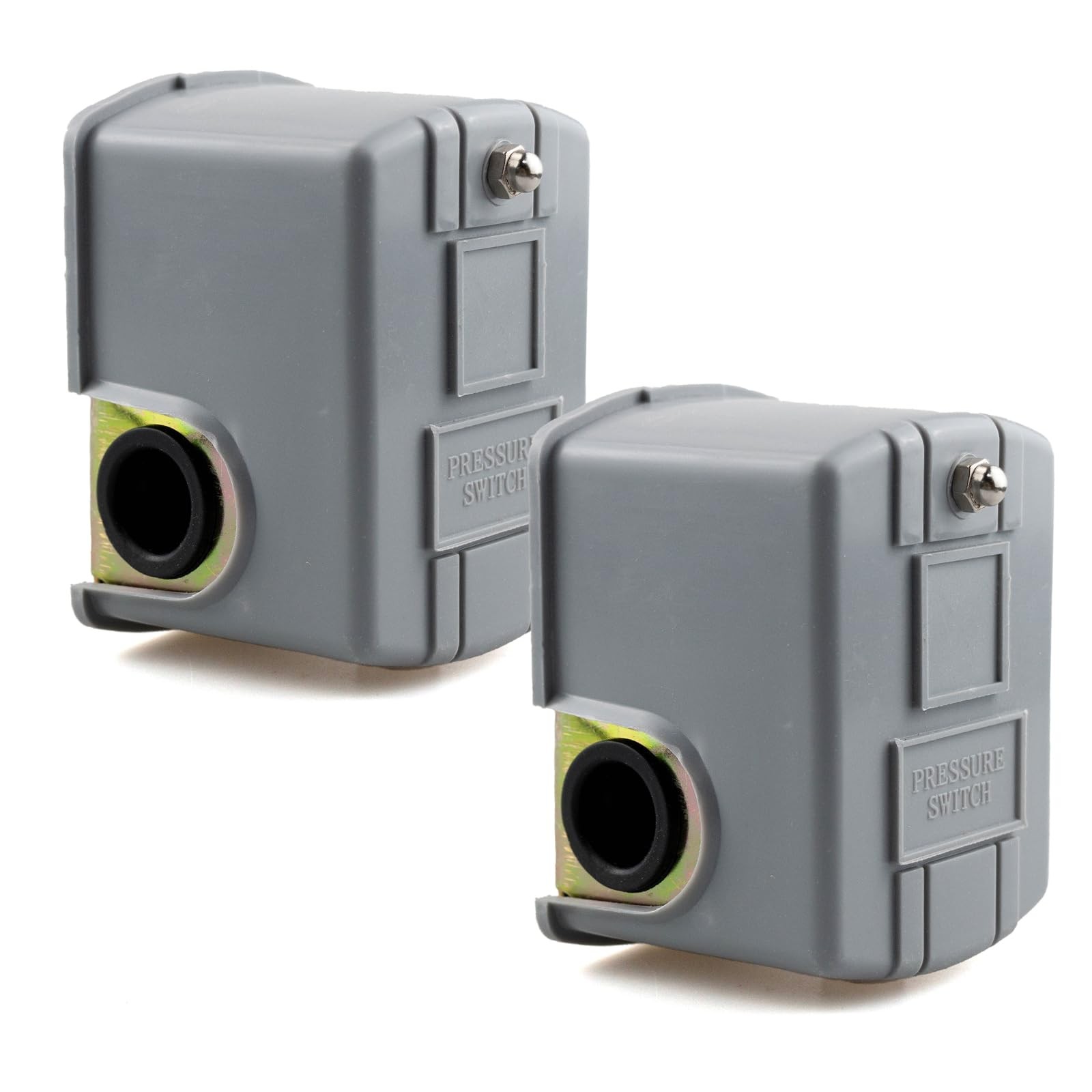 2 Pack Pressure Switch for Well Pump, Adjustable Differential 1/4Npt Internal Th