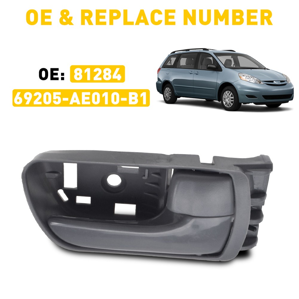 For 2004-2010 Toyota Sienna Inner Interior Door Pull Handle Front Passenger Side
