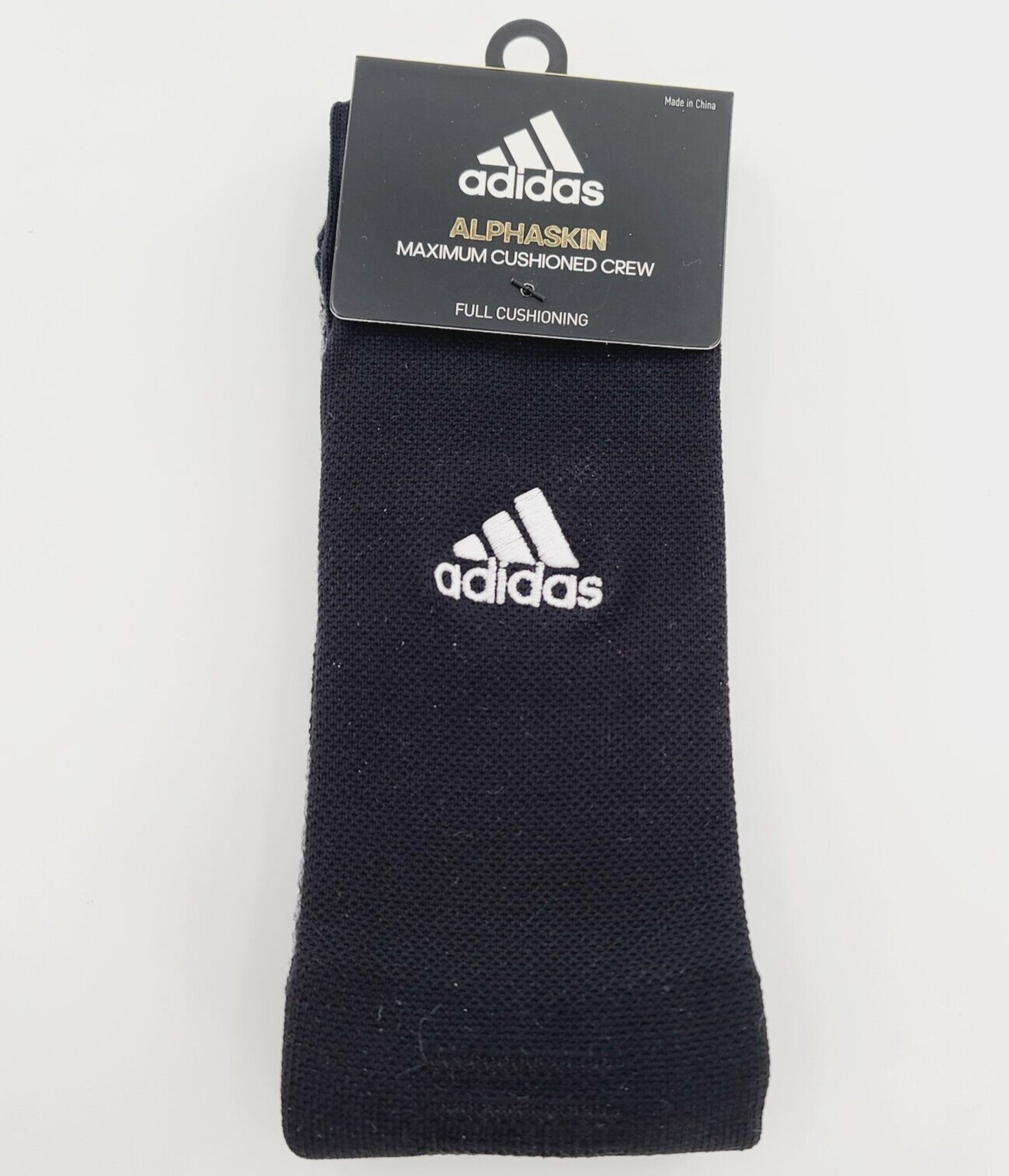 Adidas Alphaskin Maximum Cushioned Crew Socks Men's Climalite LARGE L 9.5-12 NWT