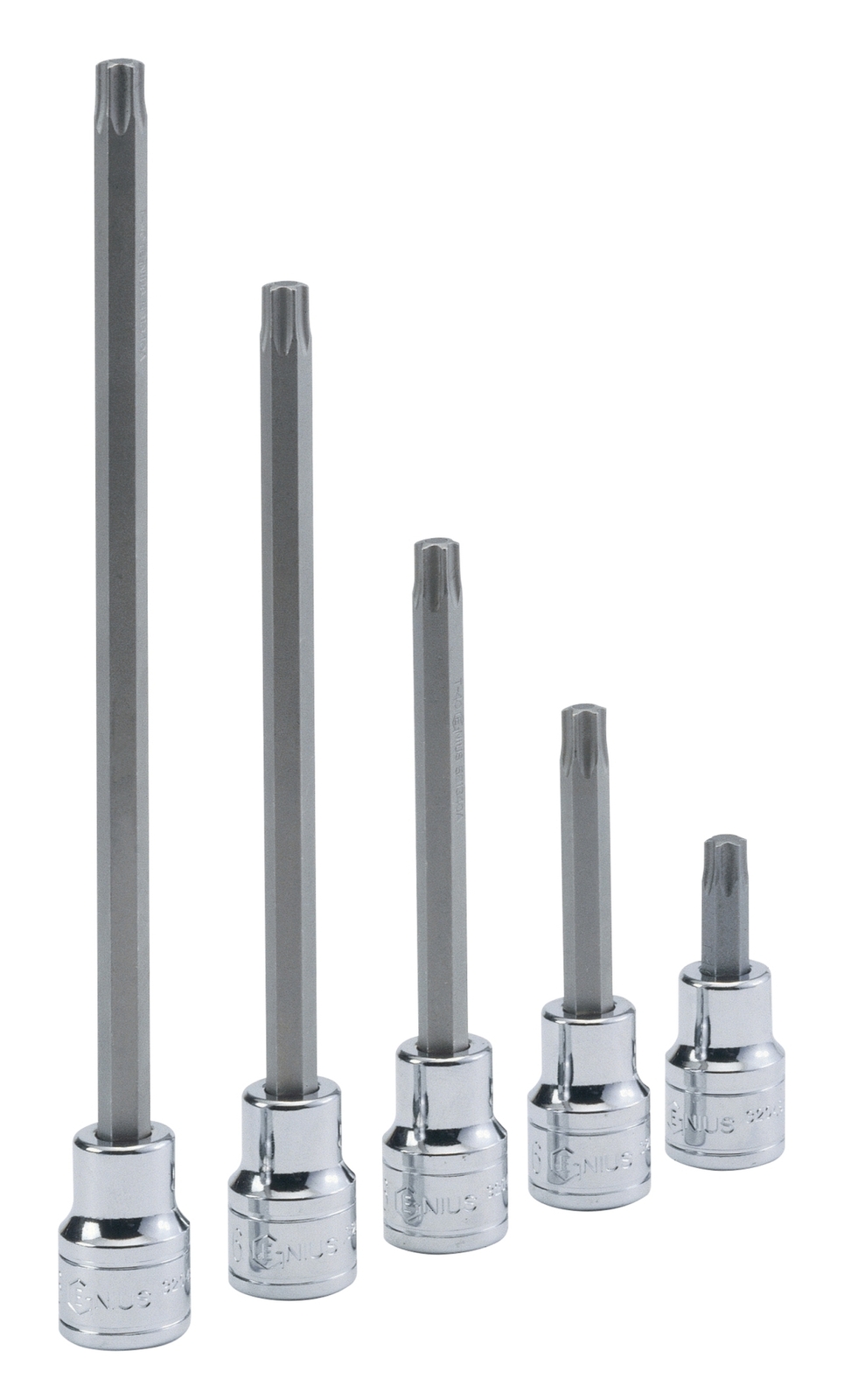 Genius Tools 1/2" Dr. T-40 Star Bit Socket, 55mmL - 408+6140