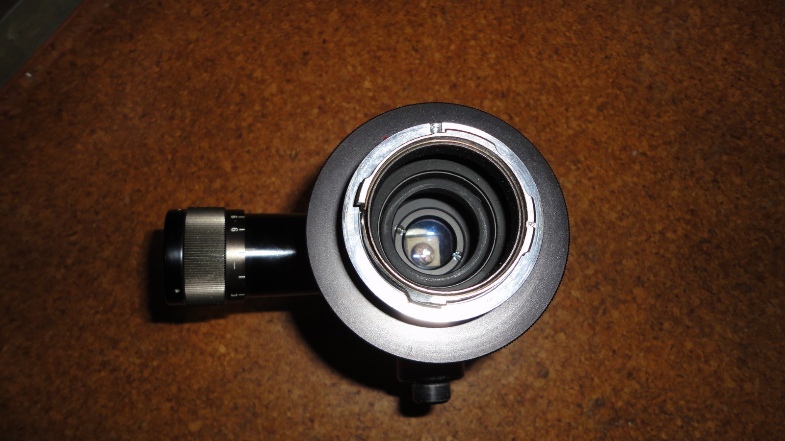 Leitz Wetzlar camera Microscope Adapter W/ viewer
